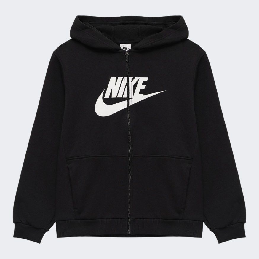 NIKE ZIP UP (Category: Hoodies) located in Quezon City. Submitted by fast_break (Listing ID 1470611950, Image 1). Description: NIKE ZIP UP ☑️ COLOR: BLACK SIZE: L YOUTH ON TAG DIMES: W19 x 24L📏 COLOR RATE:9.8/10 EXCELLENT CONDITION AS NEW ✅ NO ISSUE LOC:NOVA QC📍 DM TO PURCHASE 💌.