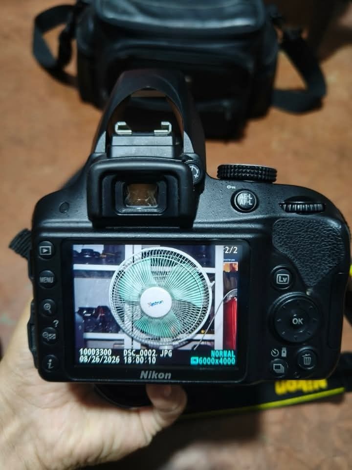 Nikon d3300 24megapixels with 18-55mm Kitlens (Category: Cameras) located in Manila. Submitted by camera.matrix.ph (Listing ID 1470688845, Image 2). Description: Nikon d3300 24megapixels with 18-55mm Kitlens for your Photojornalism Journey 14,500 Only Cash 14,500 Pesos 14,500k Php 14,500k Usdt Gcash Crypto Complete set with Camera Bag Memory Card Nikon Lens cap Nikon Chargger Nikon Battery Nikon Strap Nikon 18-55mm Lens Nikon d3300 24megapixels W