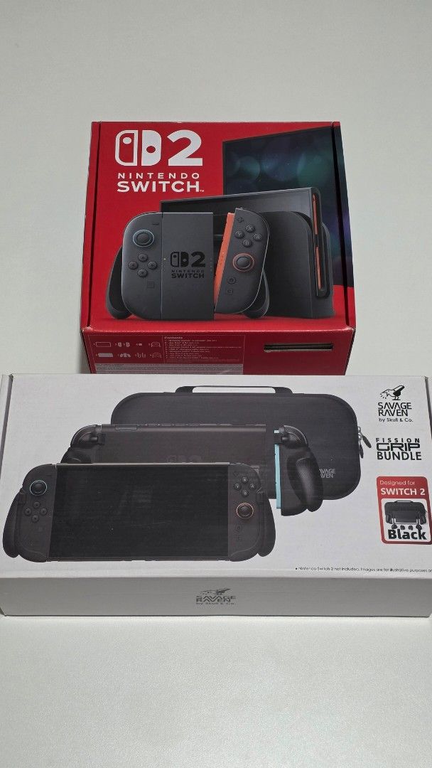 Nintendo Switch 2 with Savage Raven Accessories (Category: Nintendo) located in Makati City. Submitted by armandothethird (Listing ID 1470676764, Image 2). Description: Nintendo Switch 2 GOOD AS NEW! Bought from DataBlitz High Street in BGC RFS: Not being used. Too busy at work. INCLUSIONS: - Original Box - Original Charger - Original HDMI - Savage Raven Fission Grip Bundle (Carrying Bag, Body Case, 3 sets of grips) - Savage Raven D-Pad Set (Inst