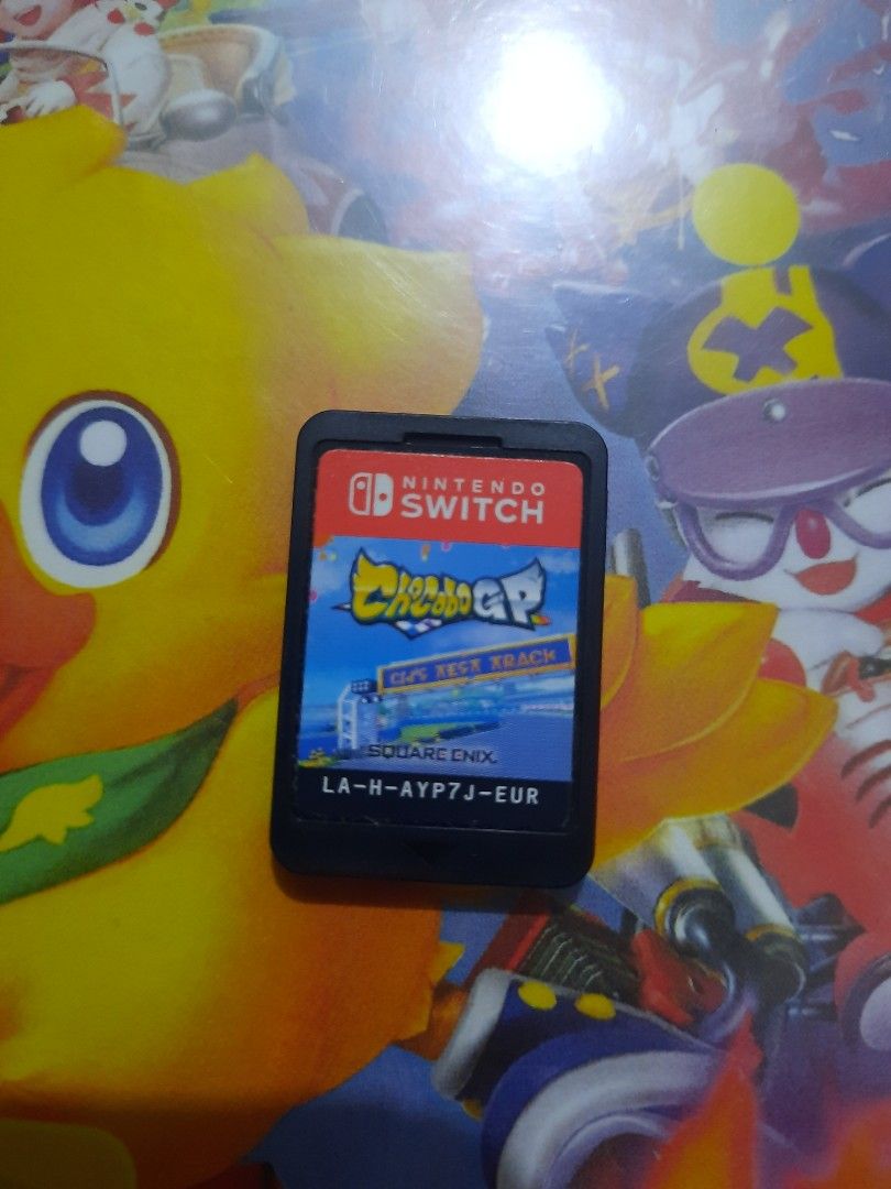 Nintendo Switch Games - Ghostbusters, Chocobo GP, ARMS (Category: Nintendo) located in Quezon City. Submitted by ZeldaMACcloud (Listing ID 1470577724, Image 3). Description: Bundle of 3 Nintendo Switch physical game cartridges 4,300 - Titles included: Ghostbusters Spirits Unleashed Ecto Edition - 1,400 Chocobo GP racing - 1,400, ARMS - 1,600 all Good working condition Compatible with all standard Nintendo Switch consoles - Great way to expand you