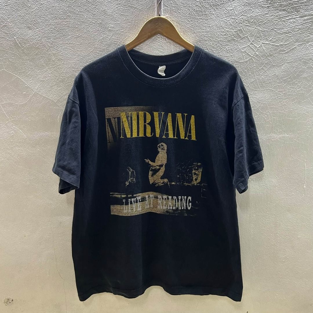 NIRVANA LIVE AT READING (Category: Tshirts & Polo Shirts ) located in Caloocan City. Submitted by j3ngsanity (Listing ID 1470586445, Image 1). Description: FADED WHITE TAG ISSUE : MIN CRACKS.