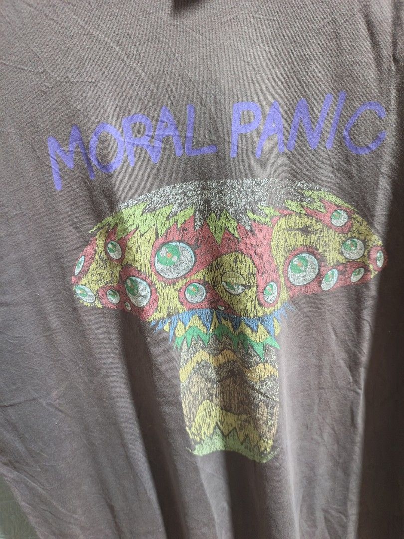 NO PANIC (Category: Activewear) located in Calabanga. Submitted by just-thrift (Listing ID 1470699439, Image 3). Description: NO PANIC ‎SINGLE STITCH ‎CONDITIONS:8/10 ‎ISSUE DISCOLORATION AND SA PRINT ‎COLOR RATE: 7/10 ‎DIMES:22/29 ‎.