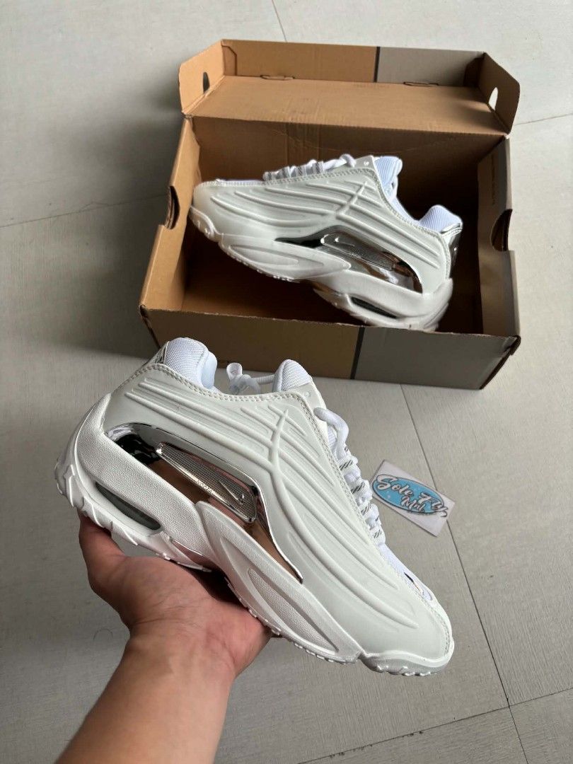 NOCTA x Nike Hot Step 2 White Silver (Category: Sneakers) located in Manila. Submitted by solefly_mnl.26 (Listing ID 1470630159, Image 2). Description: NOCTA HOTSTEP 2 WHITE SILVER bnew 1999+sf available sz 41 to 45 mens actual pic posted !!! onhand item ready to lalamove or ship msg us for orders 📩 fb page: solefly mnl v2.
