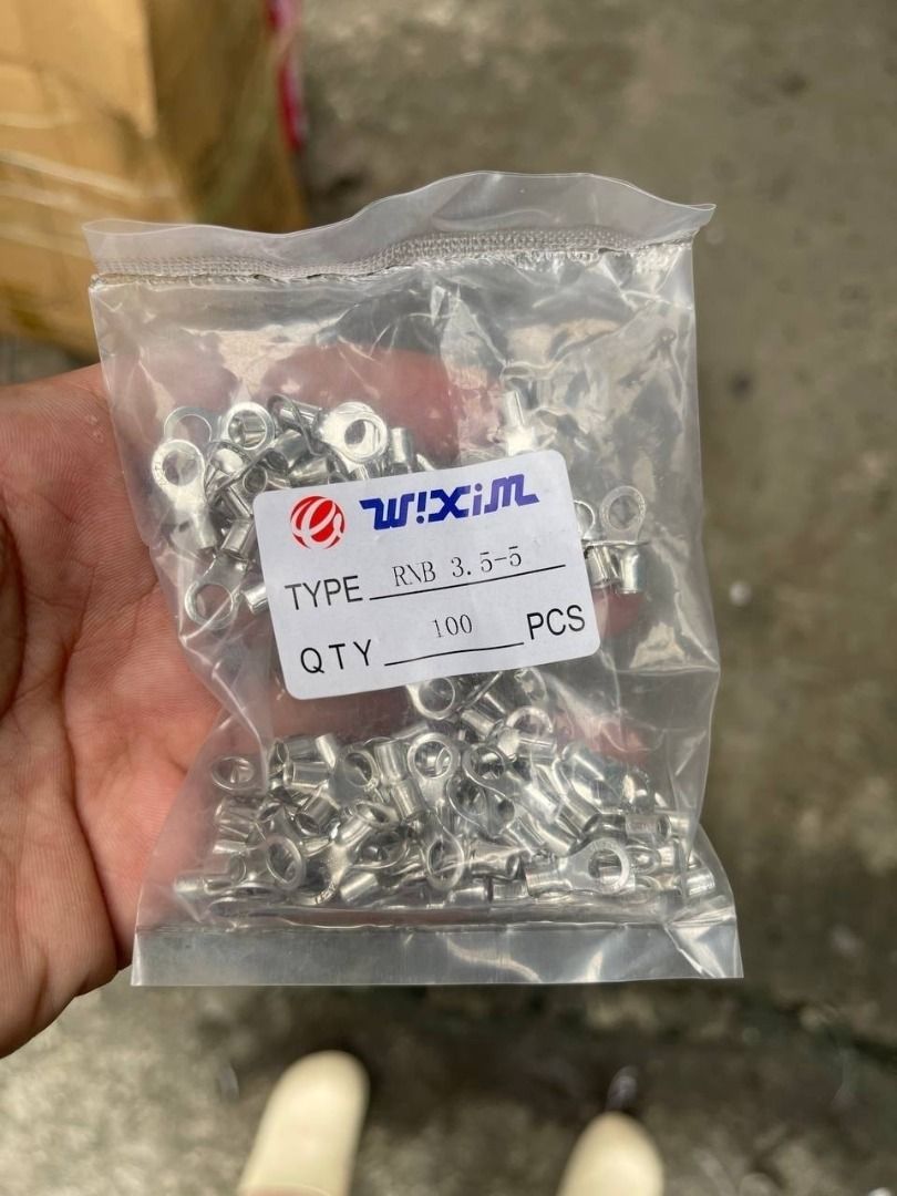Non Insulated Terminal Lugs Ring type RNB3.5-5 (Category: Everything Else Others) located in Manila. Submitted by 09171479278_elsie. (Listing ID 1470560860, Image 1). Description: Non Insulated Terminal Lugs Ring type RNB3.5-5.