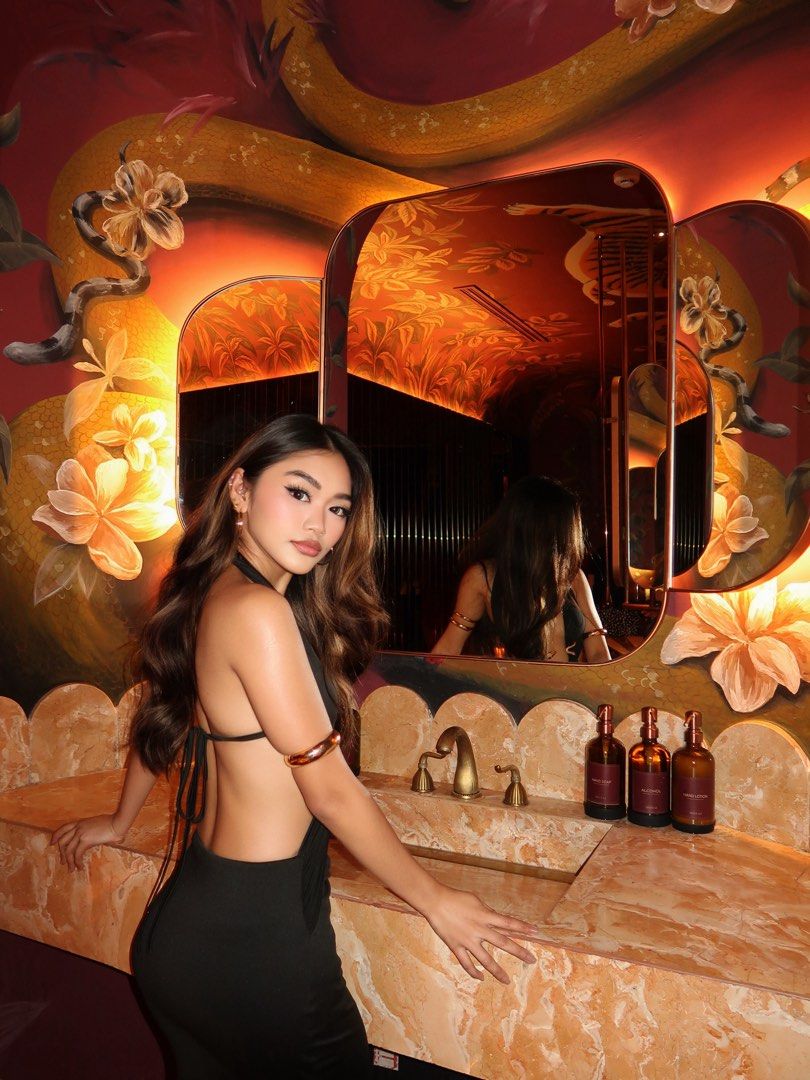 Normani O-Ring Embellished Backless Dress (Category: Dresses) located in Manila. Submitted by alyleylo (Listing ID 1470582342, Image 1). Description: ✨Worn once only ✨In excellent condition ✨Good as new 💌Message me for more details!.
