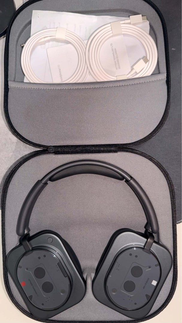 Nothing Headphone (1) (Category: Headphones & Headsets) located in Manila. Submitted by wuzgoodmnl (Listing ID 1470729713, Image 2). Description: Nothing Headphones (1) Got it last month for 14,699! Used Twice only (Good as new) Complete with case and charger but no box na :) Slighty nego for sure buyer! .