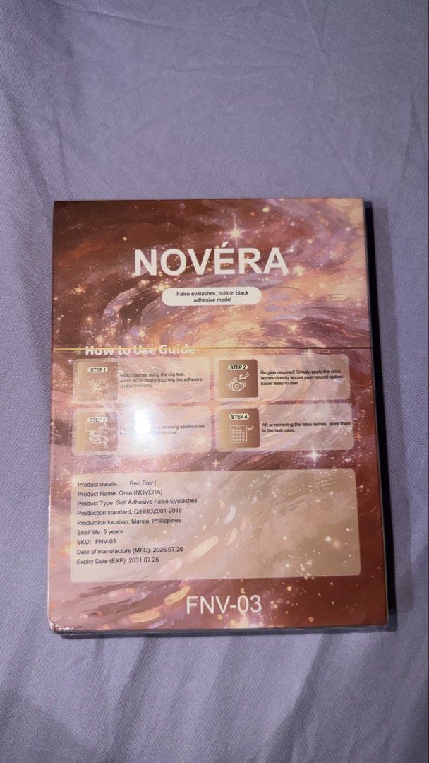 Novera Cluster Eyelashes (FNV-03) (Category: Makeup) located in Manila. Submitted by shobskaryll2004 (Listing ID 1470680656, Image 2). Description: - sealed, brand new - black adhesive, no need glue .