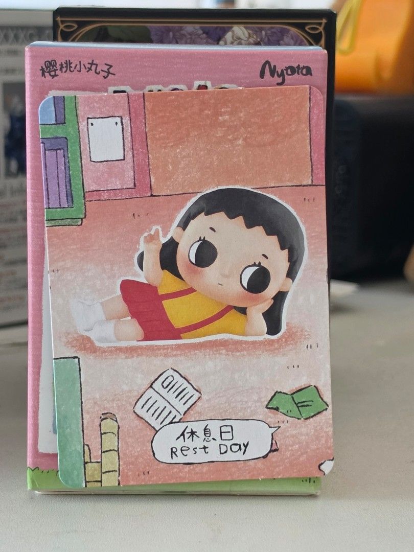 Nyota Chibi Maruko-chan (Rest Day) (Category: Designer & Blind Box Toys) located in Manila. Submitted by sarahquil77608 (Listing ID 1470570142, Image 1). Description: For Sale or Trade. RFS: Dupe If trade, preferably Nyota from the same series but open to other Nyota figures as well. Just drop your offers. Preferred meet-up is at Glorietta. .