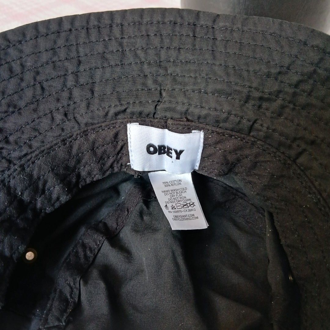 Obey Bucket Hat (Category: Caps & Hats) located in Mangaldan. Submitted by used2.wear (Listing ID 1470669073, Image 3). Description: Excellent To As New Condition No Issue Size OSFM Kindly Check All Posted Pictures.