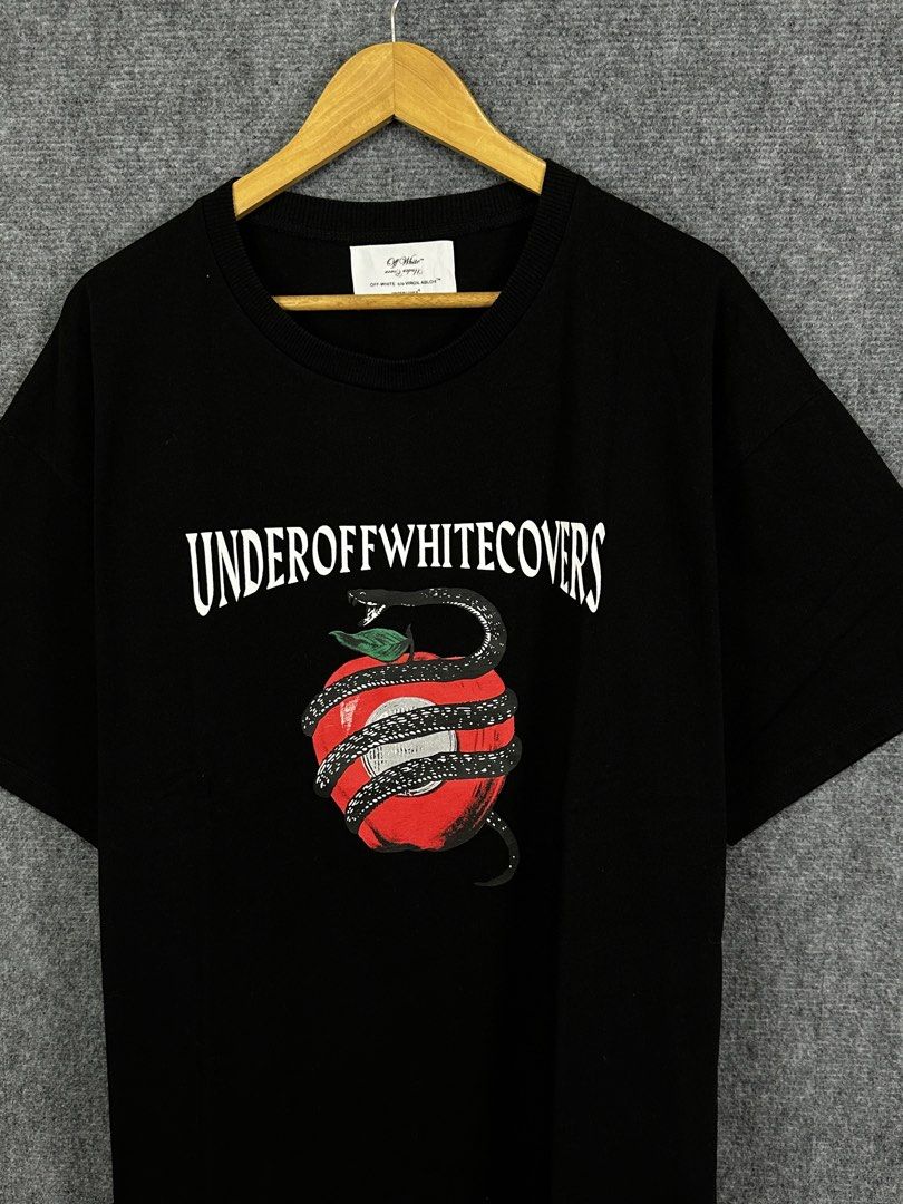 OFF White X Undercover (Category: Tshirts & Polo Shirts ) located in Daet. Submitted by kevsquintela (Listing ID 1470608844, Image 2). Description: OFF White X Undercover 🖤❤️🖤 Size - L Dimes - L29xW22 Good As New .