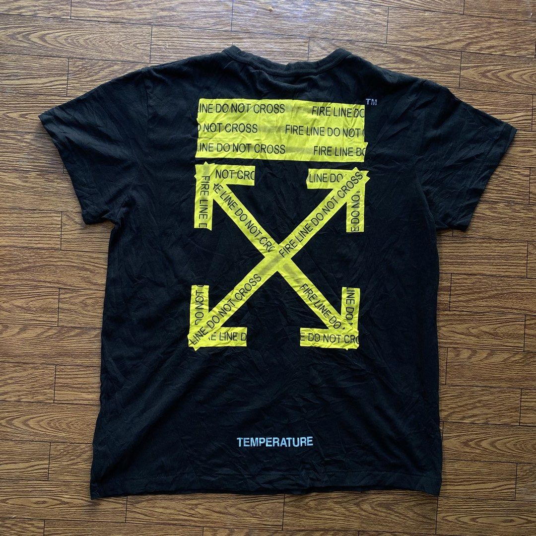 Offwhite Tee (Category: Tshirts & Polo Shirts ) located in Cebu City. Submitted by lawydthrift (Listing ID 1470686481, Image 1). Description: Large on tag .