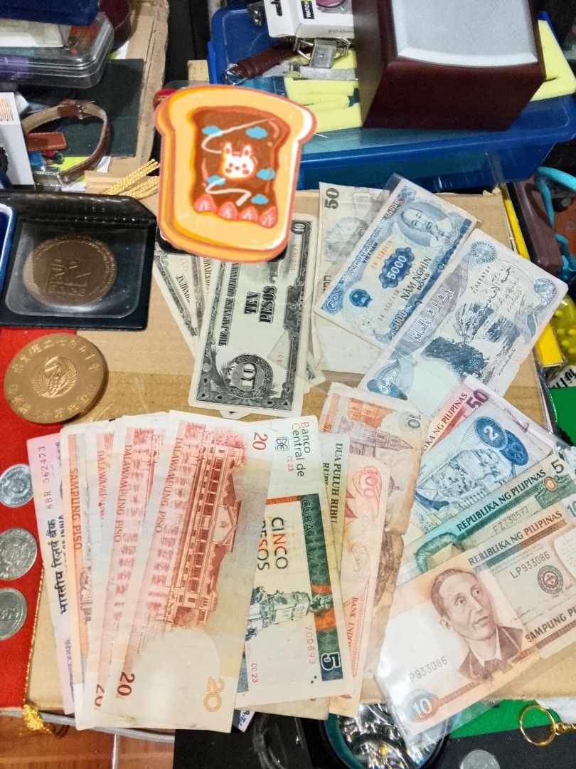 Old Coins Collection (Category: Vintage Collectibles) located in Santo Tomas. Submitted by retrotastic (Listing ID 1470630295, Image 2). Description: take all old coins, (USSR and others) medal banknotes what you see is what you get.