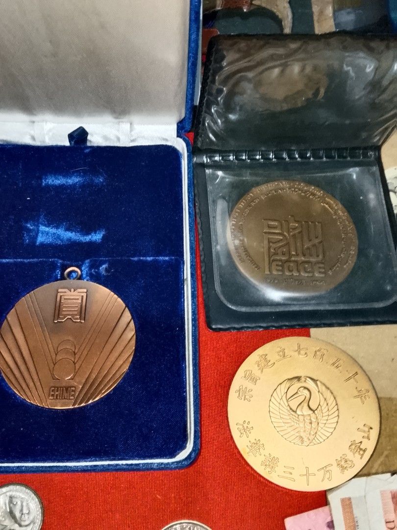 Old Coins Collection (Category: Vintage Collectibles) located in Santo Tomas. Submitted by retrotastic (Listing ID 1470630295, Image 3). Description: take all old coins, (USSR and others) medal banknotes what you see is what you get.