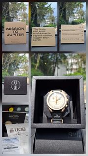 OMEGA x SWATCH Bioceramic Moonswatch Mission to Uranus, Luxury, Watches ...