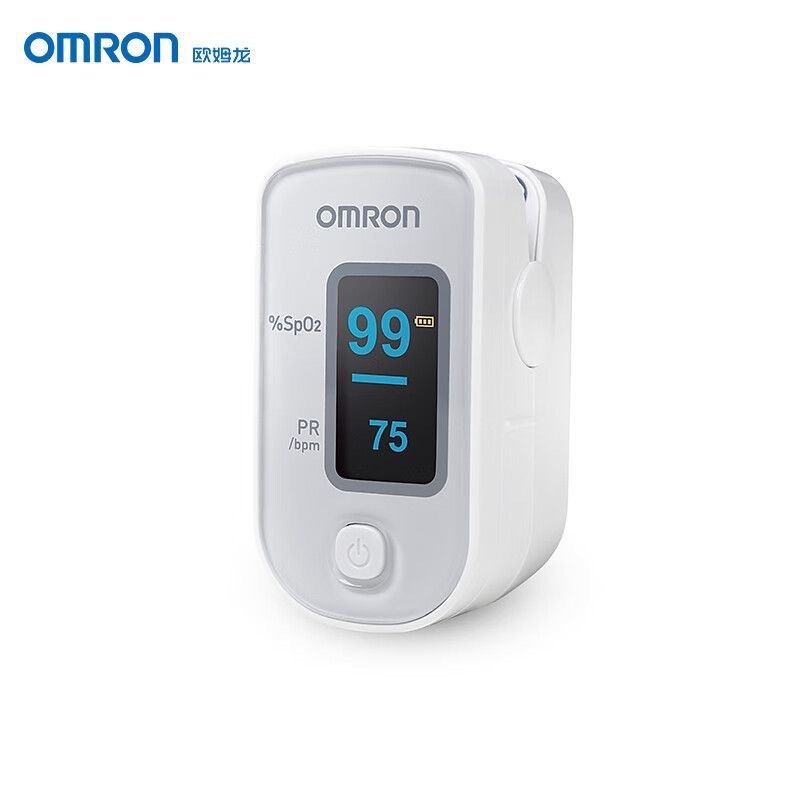 Omron PO-100 Fingertip Pulse Oximeter (Category: Health Monitors & Weighing Scales) located in Manila. Submitted by ninjaninxx (Listing ID 1470660577, Image 1). Description: - Brand: Omron PO-100 Fingertip Pulse Oximeter - Function: Accurately measures blood oxygen saturation (SpO2) and pulse rate (PR) - Display: Clear digital screen for easy reading - Operation: Simple one-button design - Design: Compact and lightweight white finish - Inclusions