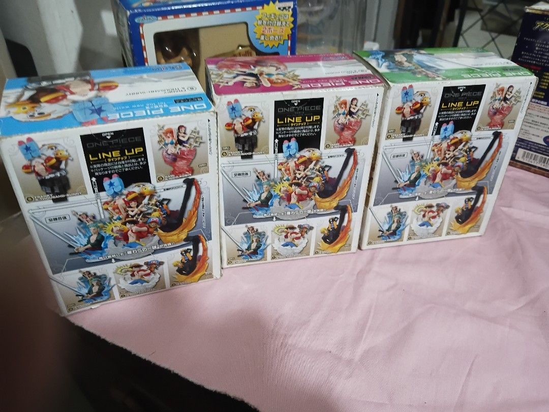 One piece figure, 400 each (Category: Figurines & Statues) located in Paranaque City. Submitted by 4thestate.surplusan (Listing ID 1470669689, Image 2). Description: 400 eaxh one piece figure.