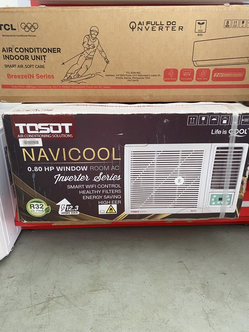 ONHAND AIRCON! (Category: Other Home Appliances) located in Manila. Submitted by rainxell1250913 (Listing ID 1470571002, Image 1). Description: 🥵☀️ SUPER EL NIÑO IS COMING! HANDA NA BA ANG AIRCON MO?! ❄️🔥 Huwag nang hintaying tirik na tirik ang araw bago magpalamig! 🌡️💨 Habang papalapit ang mainit na panahon, siguraduhing handa ang inyong tahanan para sa preskong hangin at komportableng pahinga! 🏷️ AIRCON UNITS AVAILABLE BELOW SRP! ❄️ SPLIT-