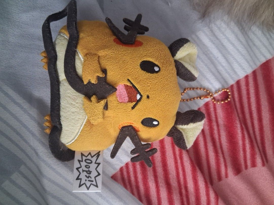 Oops Dedene Pokemon Charm (Category: Plushies & Soft Toys) located in Aguinaldo. Submitted by shrimpytrinkies (Listing ID 1470567701, Image 1). Description: Pm 4 more details Sf to be shouldered by buyer.