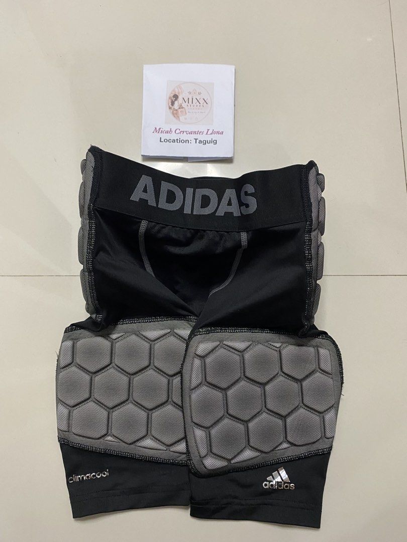 Original Adidas Climacool Padded Compression Shorts Black Size S (Category: Activewear) located in Taguig. Submitted by mixxstuffsshop (Listing ID 1470682333, Image 3). Description: 👉Original Adidas Climacool Padded Compression Football Girdle Boy Shorts Youth Small 👉Price: 880 👉Size: L-15"/ W- 20"-25" Stretch 👉Excellent Condition 👉Location: Central Signal Taguig.