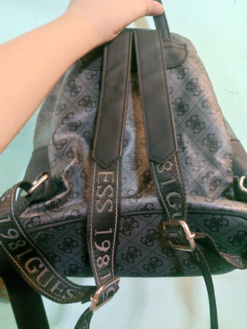 Original Guess back pack (Category: Luxury Bags & Wallets) located in Manila. Submitted by mjfinds.ph (Listing ID 1470720212, Image 3). Description: 🎒 ORIGINAL GUESS BACKPACK FOR SALE! 🖤 💰 PRICE: ₱600 ONLY 📍 Location: Pasay City Selling my original GUESS backpack! ✨ ✅ Original GUESS brand ✅ Used but not abused ✅ Still good for everyday use ✅ Affordable price! 💸 ₱600 — PM for inquiries! 📩 Message me if interested. First come, first served! #
