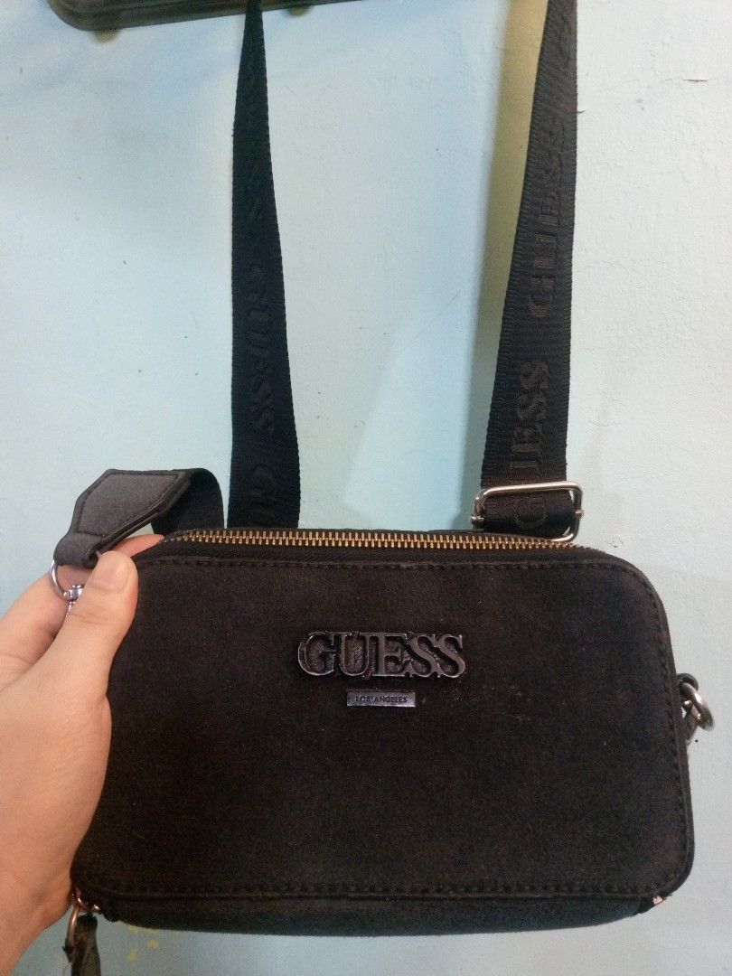 original guess sling bag (Category: Sling Bags) located in Manila. Submitted by mjfinds.ph (Listing ID 1470721759, Image 1). Description: ORIGINAL GUESS BODY BAG FOR SALE! 🖤 Looking for a stylish and practical body bag? Check out this GUESS body bag! 💰 PRICE: ₱600 ONLY 📍 Location: Pasay City ✨ Original GUESS brand 🎒 Stylish and convenient for everyday use 👌 Perfect for casual outings and travel 📩 Message me for inquiries and actual photos! 