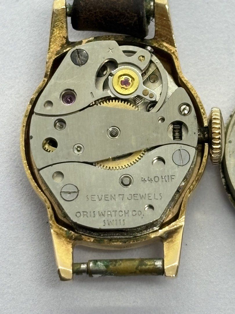 Oris swiss dainty watch AS IS (Category: Women's Watches) located in Quezon City. Submitted by rentoti (Listing ID 1470706786, Image 2). Description: Selling a beautiful vintage Oris “Anti-Shock” ladies’ mechanical watch from around the 1950s/1960s. Great project piece for a watch hobbyist, collector, or for parts. Details & Condition: • Case: 10 Microns Gold Plated (Plaque G10) with a unique textured sunburst bezel. Shows natural vintage wear an