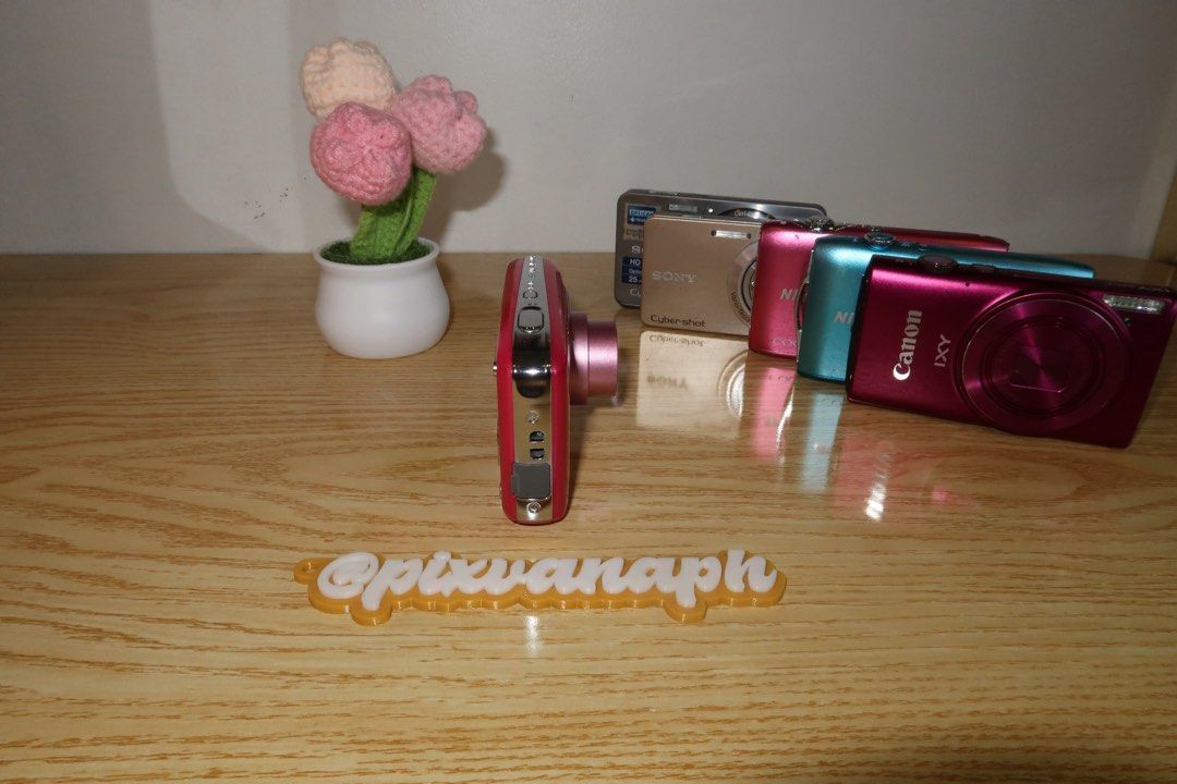 Panasonic Lumix DMC S2 (Category: Cameras) located in Quezon City. Submitted by pixvanaph (Listing ID 1470593830, Image 2). Description: (🦩) Panasonic Lumix DMC S2 [pink] price: ₱5,000 — 𝐀𝐕𝐀𝐈𝐋𝐀𝐁𝐋𝐄 𑣲 no functional issues, all working! 𑣲 14.1 megapixels, ccd sensor 𑣲 4x optical zoom 𑣲 9/10 body cosmetics 𑣲 release date: January 2012 (🐰) Inclusions: • unit itself • wet & dry wipes • microfiber cloth • pouch • battery • universal char