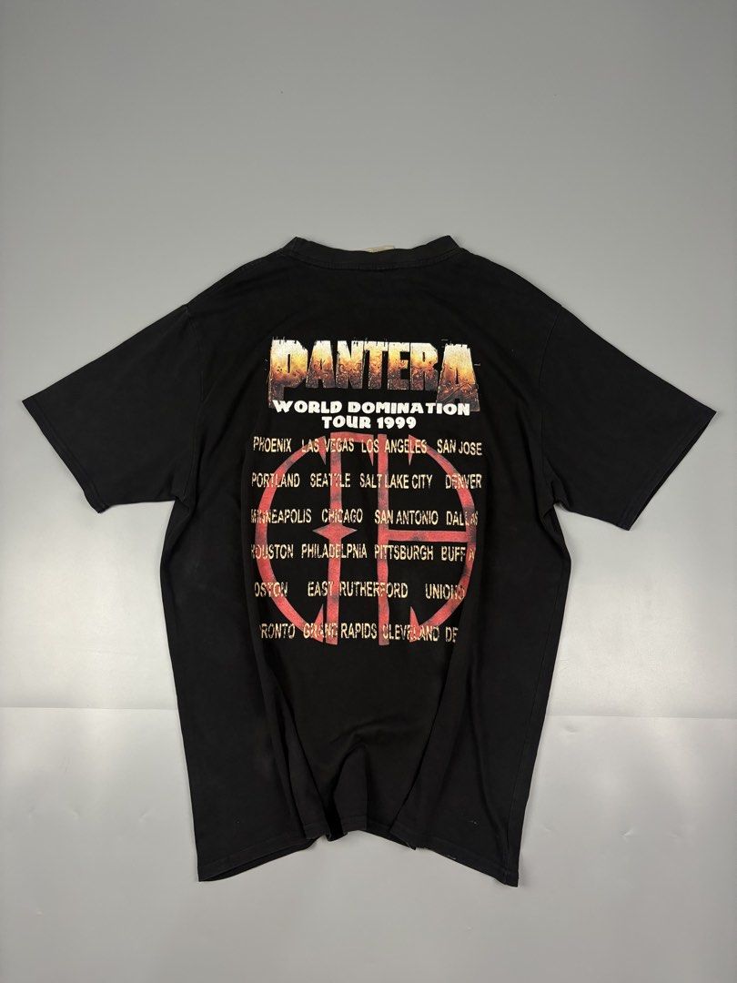 Pantera (Category: Tshirts & Polo Shirts ) located in Manila. Submitted by _remyboyz (Listing ID 1470601432, Image 3). Description: Pantera Measurement Size:Large Width:23 Lenght:29 Color rate:10:10 Condition:Excellent condition Flaw/Issue:None.