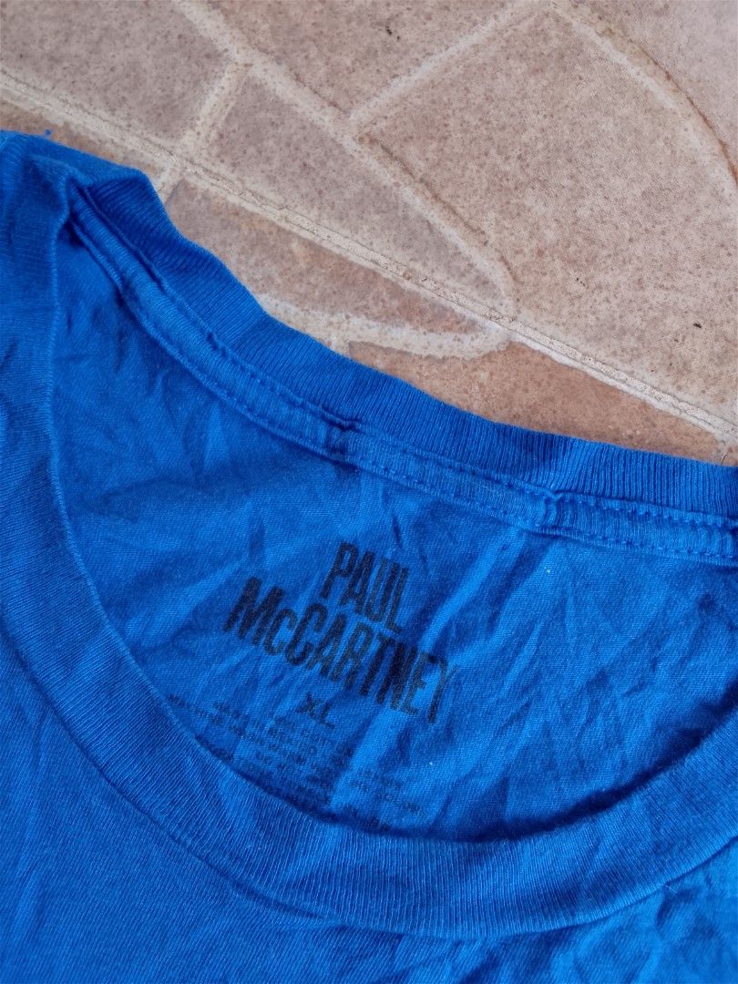 Paul McCartney Shirt (Category: Tshirts & Polo Shirts ) located in Ligao. Submitted by ulapipot (Listing ID 1470685479, Image 2). Description: 23.5-24/29 Excellent Condition 9.5/10 Color Rate No Issues.