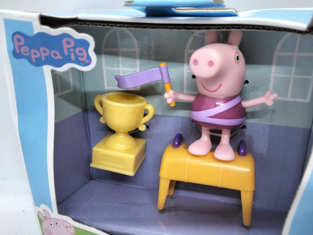 Peppa Pig The Gymnast (Category: Kids Toys) located in Baguio. Submitted by toys_of_yesteryear (Listing ID 1470717790, Image 1). Description: 📌Loc. Baguio 📌Price: Posted + sf Hasbro Peppa Pig the Gymnast New, damaged box. Actual photos. What you see is what you get Mop: Gcash Mod: J&T only #crossposted.