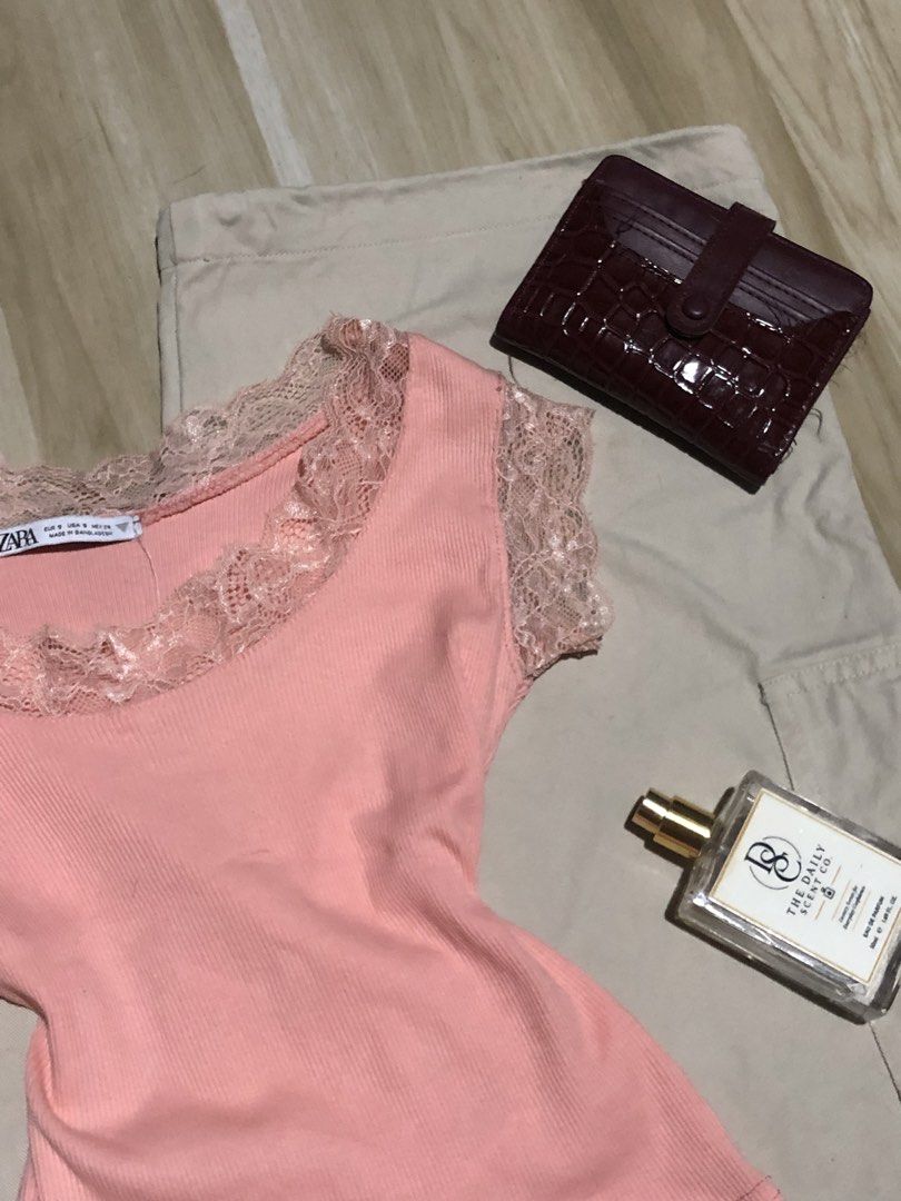 Pink F Top (Category: Others Tops) located in Manila. Submitted by sol.thrift (Listing ID 1470613496, Image 3). Description: pinkish top ( premium ) ❗️details - size : small - code : 03 - color : light pink - fabric : knitted - condition : 10/10 📌 note - first grab first serve - code is a must! - read rules before you mine .
