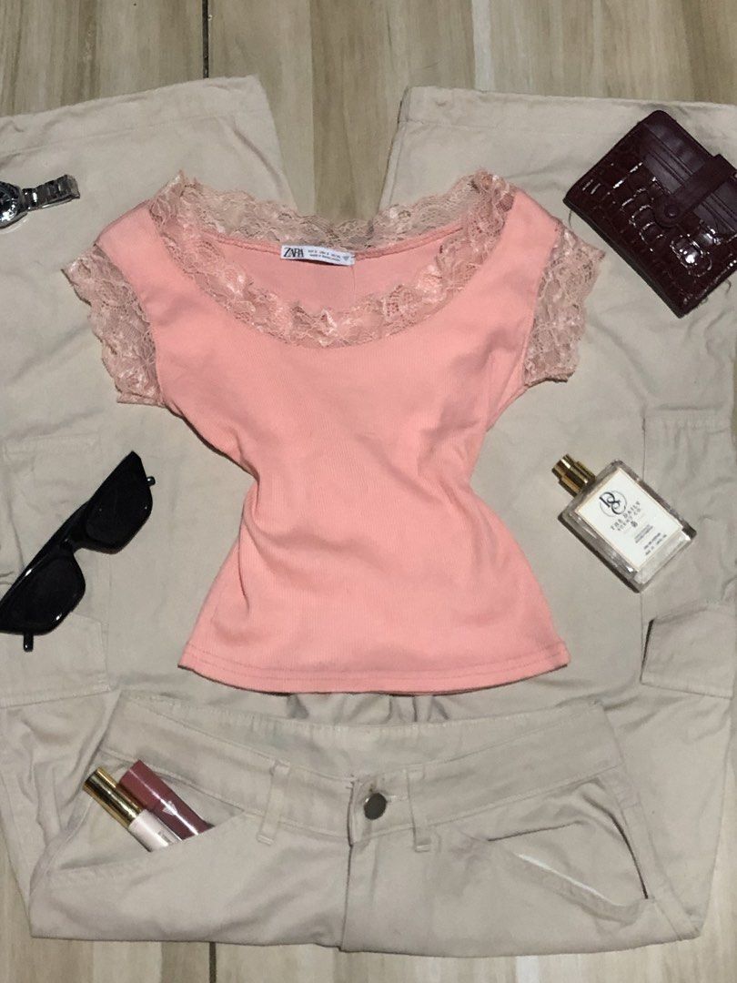 Pink F Top (Category: Others Tops) located in Manila. Submitted by sol.thrift (Listing ID 1470613496, Image 2). Description: pinkish top ( premium ) ❗️details - size : small - code : 03 - color : light pink - fabric : knitted - condition : 10/10 📌 note - first grab first serve - code is a must! - read rules before you mine .
