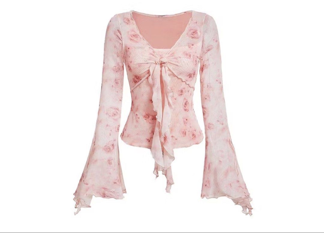 Pink floral long sleeve top💗 (Category: Longsleeves) located in Bauang. Submitted by coolbear.feeba3 (Listing ID 1470691698, Image 1). Description: .
