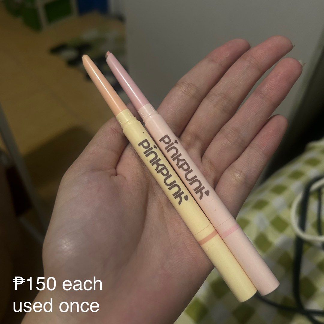pinkpunk aegyosal pen (Category: Makeup) located in Manila. Submitted by sophialeigh (Listing ID 1470727833, Image 1). Description: - only used once for content - 150 each.