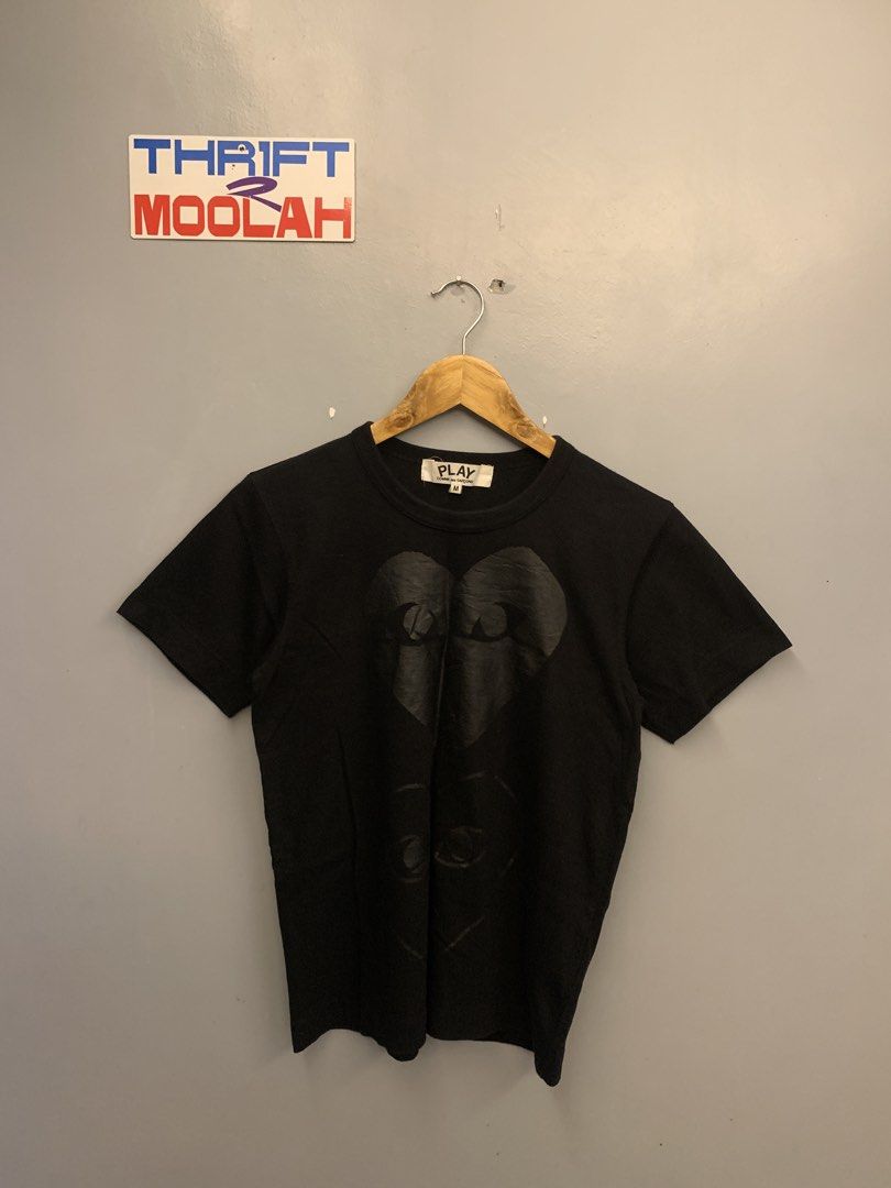 PLAY CDG WOMENS TEE (Category: Shirts) located in Cavite. Submitted by thrift2moolah (Listing ID 1470613723, Image 1). Description: PLAY CDG WOMENS TEE Size M on tag 17/23 Excellent condition No issue 600 plus sf only.