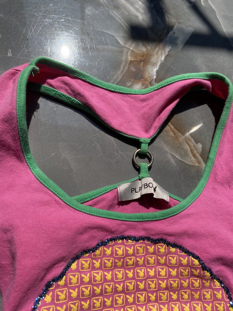 playboy halter top (Category: Sleeveless) located in Cavite. Submitted by selectedbymedea (Listing ID 1470569227, Image 3). Description: size small-medium .