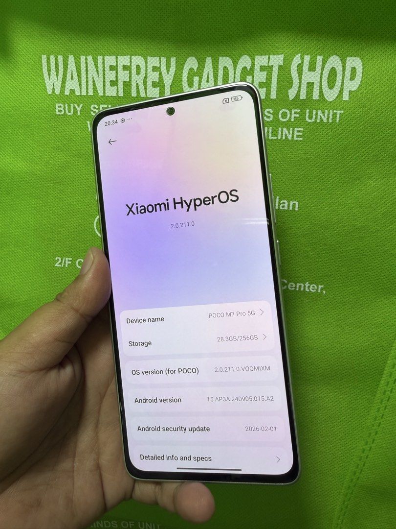 Poco M7 Pro 5G 8+4/256 (Category: Android Others) located in San Juan City. Submitted by wainefreygadgetshop (Listing ID 1470704026, Image 3). Description: POCO M7 Pro 5G 8+4/256 (PLEASE SEARCH MO NALANG FULL SPECS) ALL GOODS AT WORKING NO REPAIR HISTORY NO HIDDEN ISSUE GAMING PHONE PEDE PANG BACK UP PHONE SCREEN TESTED SIGNAL TESTED CAMERA SOBRANG LINAW HONEST ISSUE ILALAGAY SA NOTE KUNG MERON MAN PARA AWARE KA! MAKINIS PEDE SA MAARTE 100% SMOOT