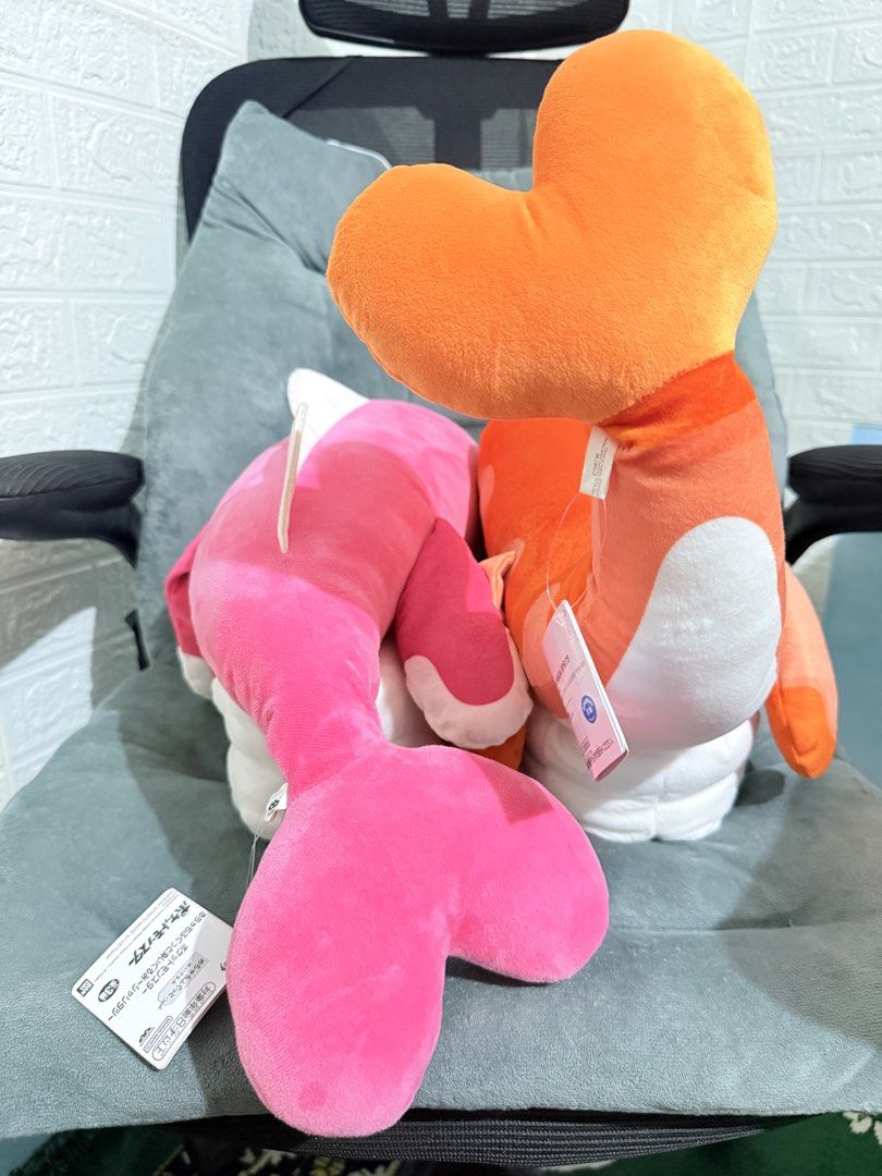 Pokemon Jumbo Tatsugiri (Curly & Droopy Form) (Category: Plushies & Soft Toys) located in Cavite. Submitted by projectplushie (Listing ID 1470592137, Image 2). Description: - Authentic Tatsugiri plushies - Includes a set of two: Orange and Pink forms - Brand new with original tags still attached - Selling as a set (pair only).