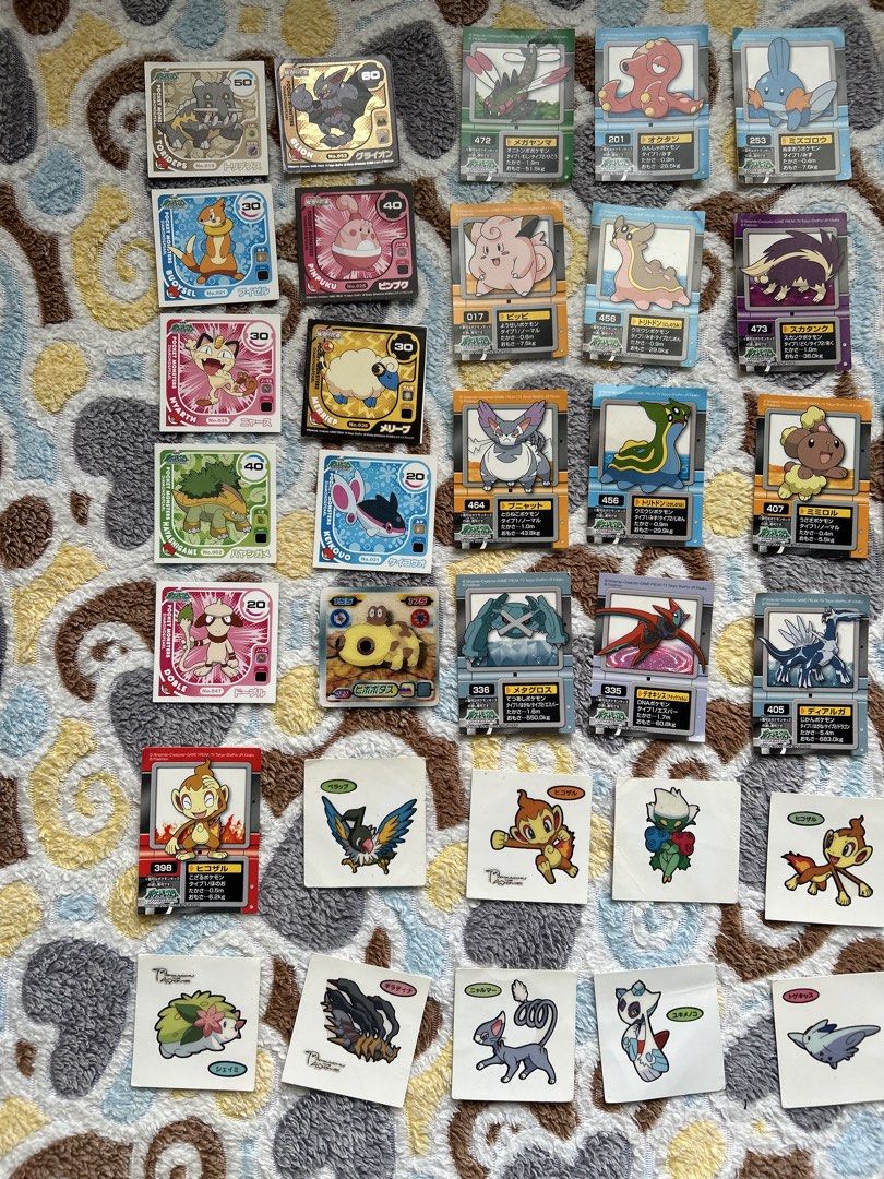 Pokemon Stickers (103pcs) ++ lagayan (Category: Trading Cards Accessories) located in Batangas. Submitted by kamemochi (Listing ID 1470575480, Image 2). Description: .