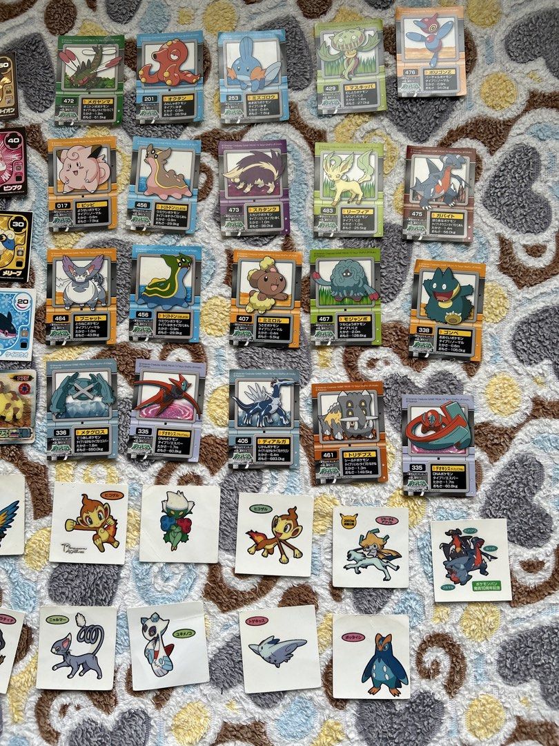 Pokemon Stickers (103pcs) ++ lagayan (Category: Trading Cards Accessories) located in Batangas. Submitted by kamemochi (Listing ID 1470575480, Image 3). Description: .
