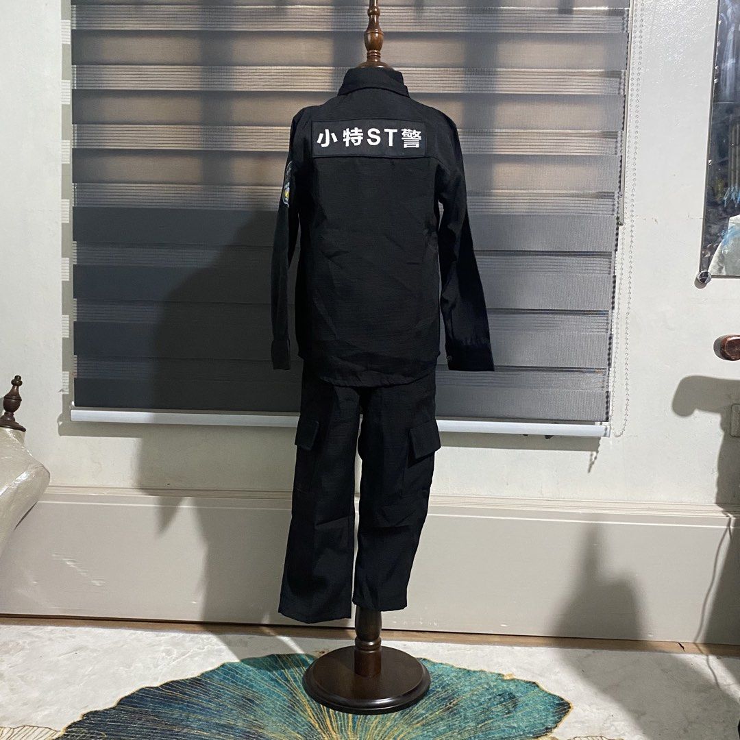 Police Costume Boy (Category: Babies & Kids Fashion) located in Caloocan City. Submitted by discusonlineshop (Listing ID 1470742359, Image 3). Description: 3 in 1.