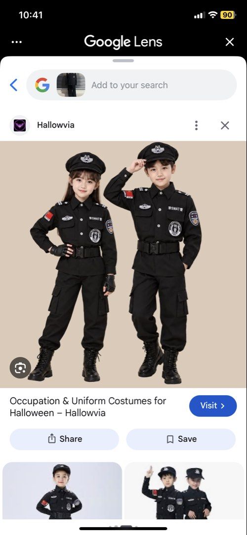 Police Costume Boy (Category: Babies & Kids Fashion) located in Caloocan City. Submitted by discusonlineshop (Listing ID 1470742359, Image 1). Description: 3 in 1.