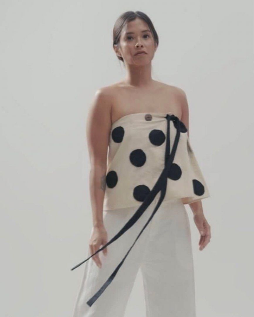 Polka Dot Tube Top (Category: Sleeveless) located in Manila. Submitted by cheapthriftsmnl (Listing ID 1470583448, Image 1). Description: - Used twice only .