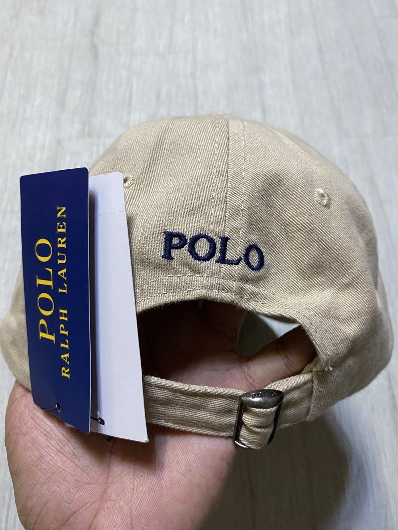 Polo Ralph Lauren Classic Khaki (Category: Caps & Hats) located in Pasig City. Submitted by terrencec34805 (Listing ID 1470718833, Image 2). Description: Ralph Lauren Khaki beige Brand new Size:One size fits all.