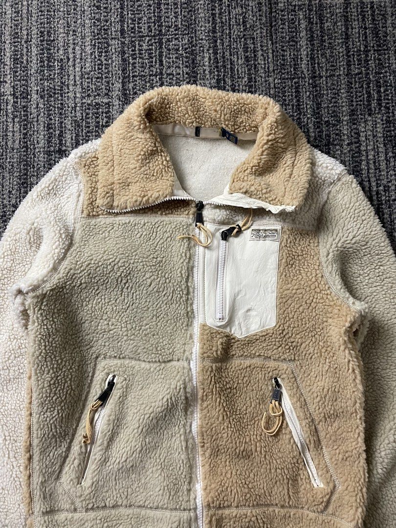 Polo Ralph Lauren Patchwork Fleece Jacket (Category: Coats, Jackets and Outerwear) located in Taguig. Submitted by highlows (Listing ID 1470586426, Image 2). Description: Size xs on tag 18x22 no flaw excellent condition 9.5/10.