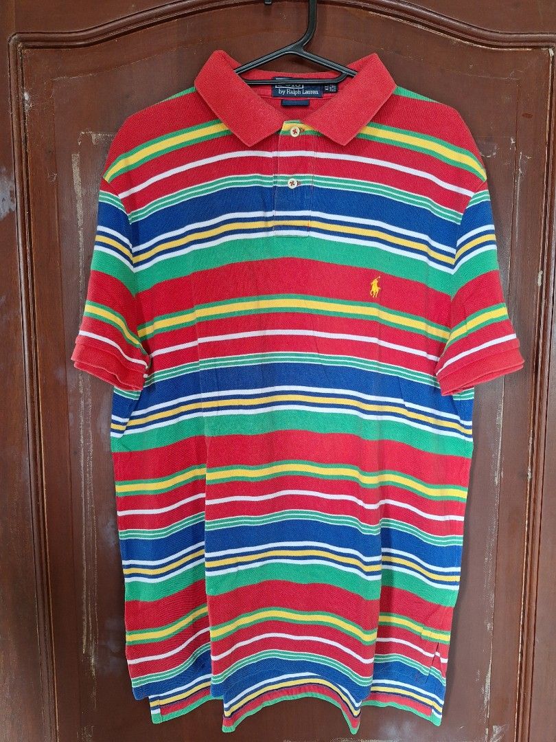 Polo Ralph Lauren stripe (Category: Tshirts & Polo Shirts ) located in Cebu City. Submitted by authentica.28 (Listing ID 1470712456, Image 1). Description: 21/28*30 dimes No issue Excellent condition.