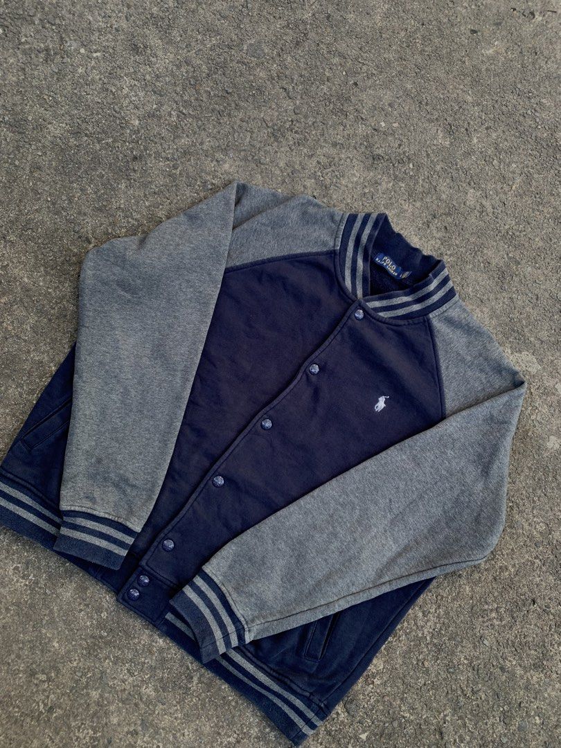 POLO RL LETTERMAN JACKET (Category: Coats, Jackets and Outerwear) located in Bacolod City. Submitted by dave.tripthrift6100 (Listing ID 1470730632, Image 2). Description: Size Large No issue Heavyweight material 24 width 26.5 length very very good condition‼️.