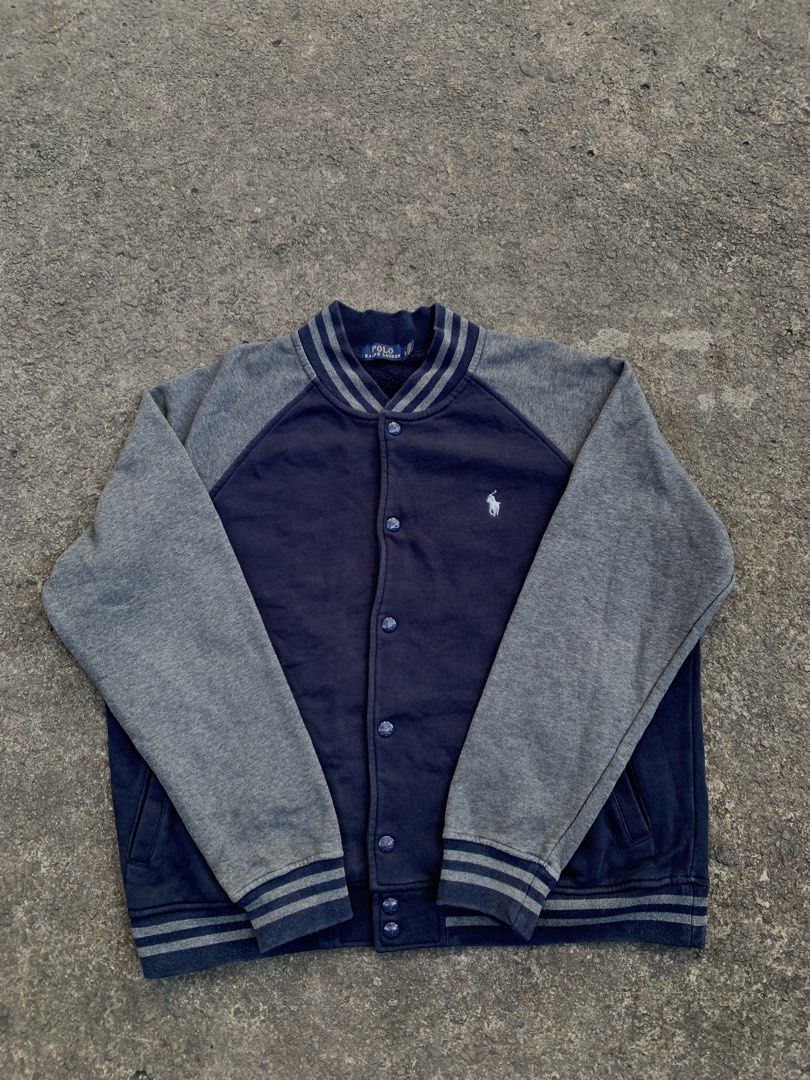 POLO RL LETTERMAN JACKET (Category: Coats, Jackets and Outerwear) located in Bacolod City. Submitted by dave.tripthrift6100 (Listing ID 1470730632, Image 1). Description: Size Large No issue Heavyweight material 24 width 26.5 length very very good condition‼️.