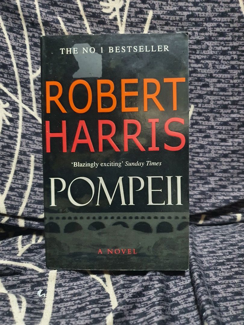 Pompeii by Robert Harris (Category: Storybooks) located in Bulacan. Submitted by anthony_b01 (Listing ID 1470616207, Image 1). Description: - Pompeii by Robert Harris - Mass Market Paperback - 30 pesos only Rfs: Decluttering space Location: SJDM, Bulacan Courier: Lalamove or J&T delivery.