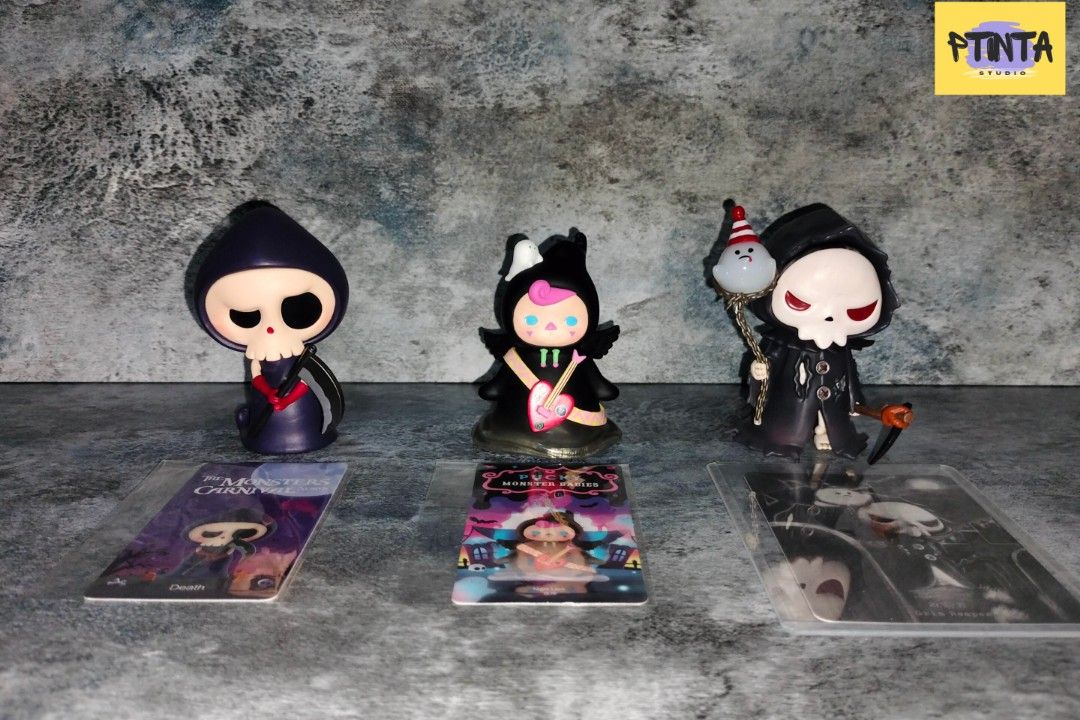 Ty Coco GRIM REAPER HIRONO, TYCOCO, PUCKY BLIND BOX ART TOY (THE MONSTERS ...